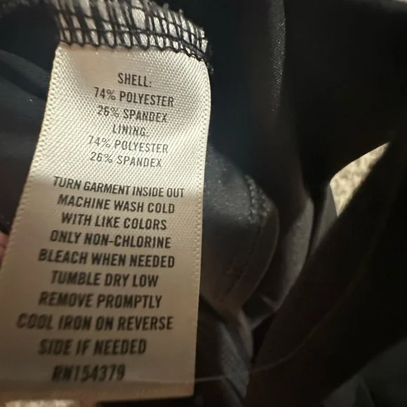 Aeropostale Flex Scoop Neck Tennis Skort Dress Black Sporty stretch - Picture 5 of 6